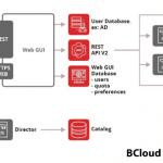 Detalhes da Interface do BCloud para Backup-as-a-Service